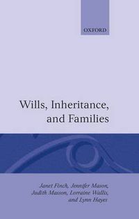 Cover image for Wills, Inheritance and Families