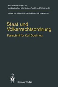 Cover image for Staat und Voelkerrechtsordnung: Festschrift fur Karl Doehring