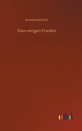 Cover image for Zum ewigen Frieden