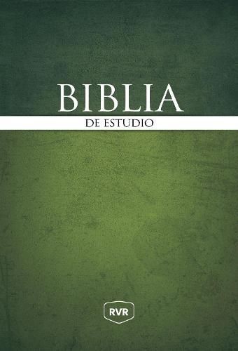 Cover image for Santa Biblia de Estudio Reina Valera Revisada Rvr, Tapa Dura