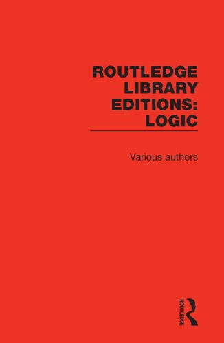 Cover image for Routledge Library Editions: Logic