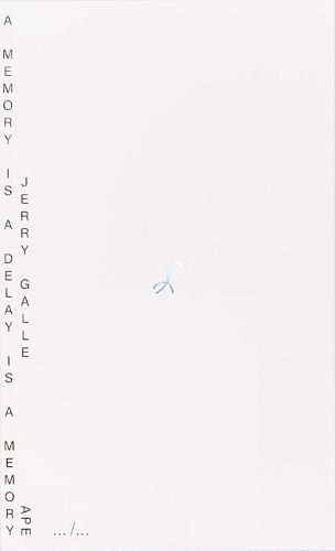 Cover image for A Memory is a delay as a Memory