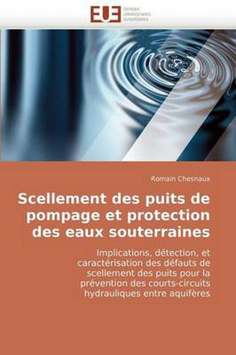 Cover image for Scellement Des Puits de Pompage Et Protection Des Eaux Souterraines