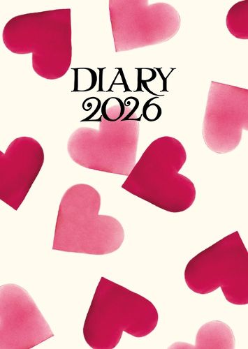 Cover image for 2026 Emma Bridgewater Big Pink Hearts Diary Planner