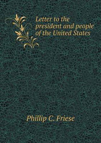 Cover image for Letter to the president and people of the United States