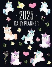 Cover image for Unicorn Daily Planner 2025