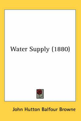 Water Supply (1880)