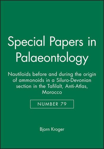 Cover image for Special Papers in Palaeontology