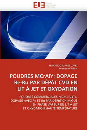 Cover image for Poudres McRaly: Dopage Re-Ru Par Depot CVD En Lit a Jet Et Oxydation