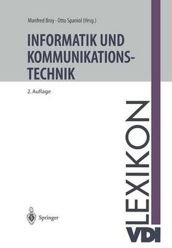 Cover image for VDI-Lexikon Informatik und Kommunikationstechnik