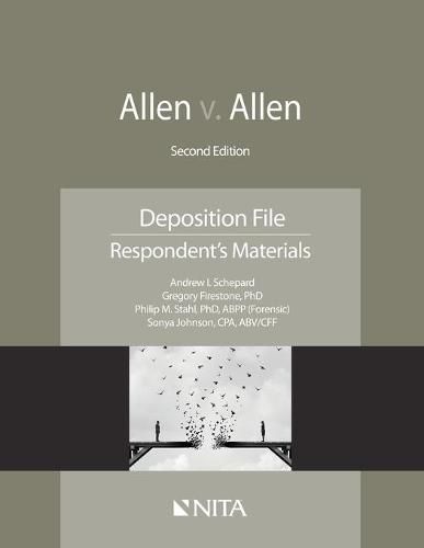 Cover image for Allen V. Allen: Deposition File, Respondent's Materials