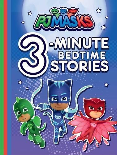 Cover image for Pj Masks 3-Minute Bedtime Stories