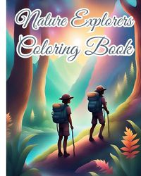 Cover image for Nature Explorers Coloring Book