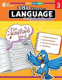 Cover image for 180 Days of Language for Third Grade: Practice, Assess, Diagnose