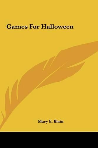 Cover image for Games for Halloween