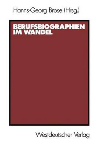 Cover image for Berufsbiographien im Wandel