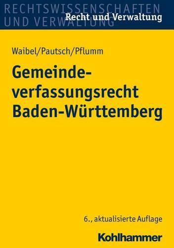 Cover image for Gemeindeverfassungsrecht Baden-Wurttemberg