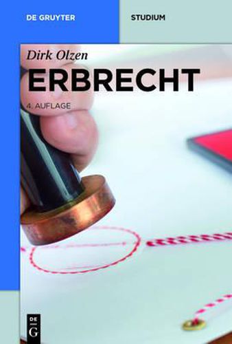 Cover image for Erbrecht