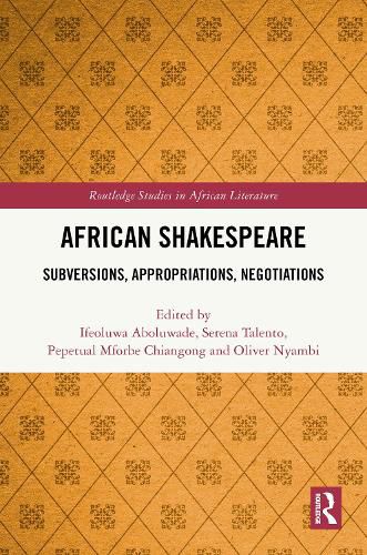 Cover image for African Shakespeare