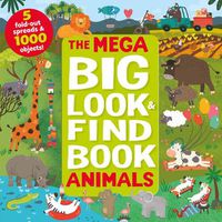 Cover image for Mega Big Look and Find Animals