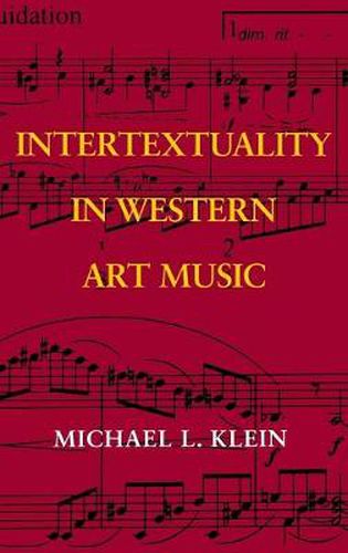 Cover image for Intertextuality in Western Art Music