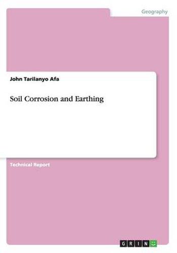 Cover image for Soil Corrosion and Earthing