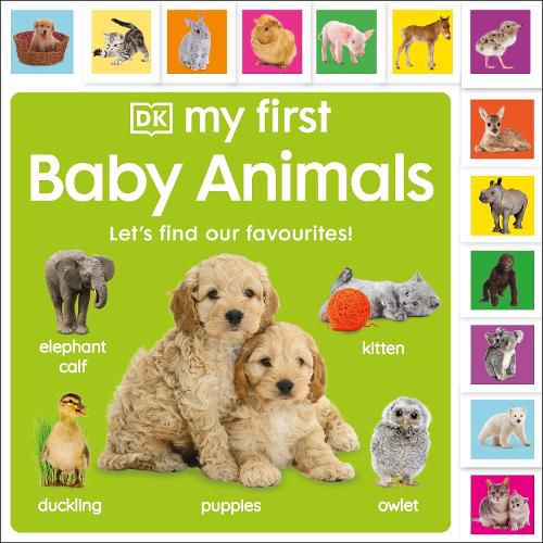 Cover image for My First Baby Animals: Let's Find Our Favourites!