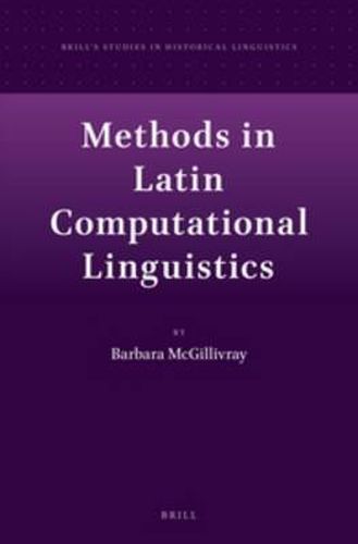 Cover image for Methods in Latin Computational Linguistics