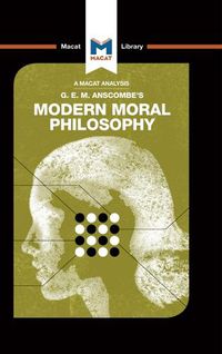 Cover image for Modern Moral Philosophy