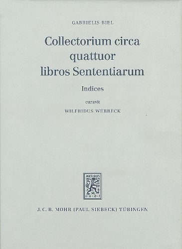 Cover image for Collectorium circa quattuor libros Sententiarium: Indices