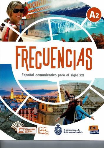 Cover image for Frecuencias A2: Student Book: Includes free coded access to the ELETeca and to the eBook for 18 months