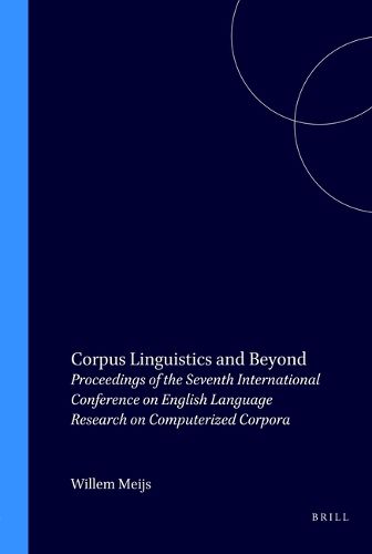 Cover image for Corpus Linguistics and Beyond