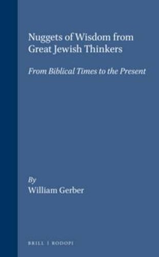 Cover image for Nuggets of Wisdom from Great Jewish Thinkers