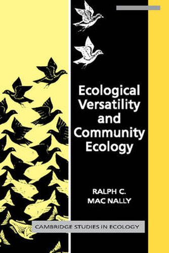 Cover image for Ecological Versatility and Community Ecology