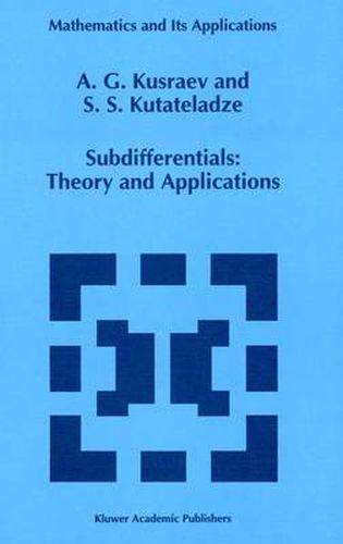 Cover image for Subdifferentials: Theory and Applications