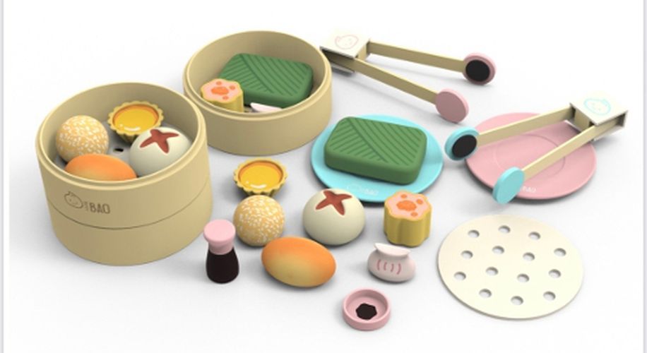 Wooden Dim Sum Toy Set