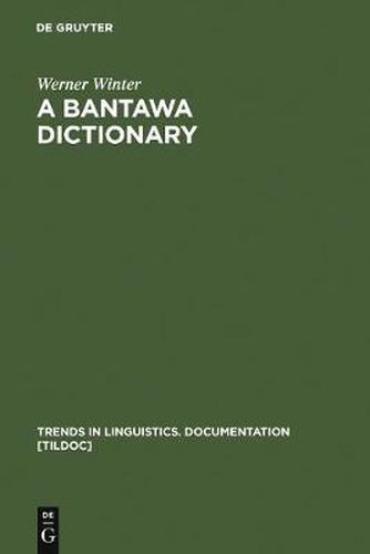 Cover image for A Bantawa Dictionary