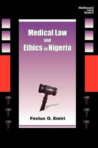 Cover image for Medical Law and Ethics in Nigeria