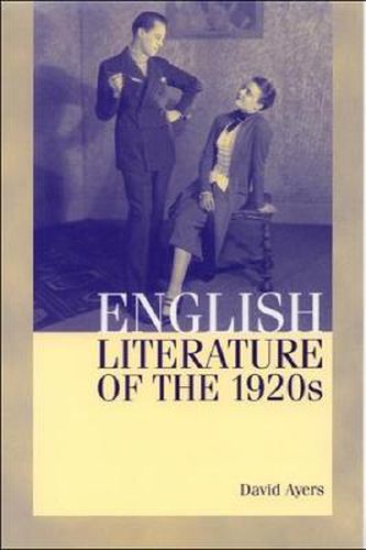 Cover image for English Literature of the 1920s