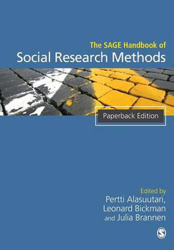 Cover image for The Sage Handbook of Social Research Methods