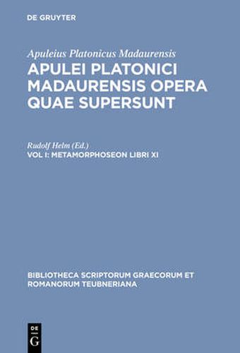 Cover image for Opera Quae Supersunt, Vol. I Pb