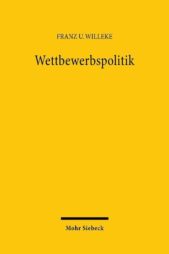 Cover image for Wettbewerbspolitik