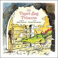Cover image for The Paper Bag Princess 40th anniversary edition