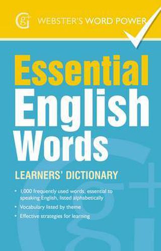 Cover image for Essential English Words: Learners' Dictionary