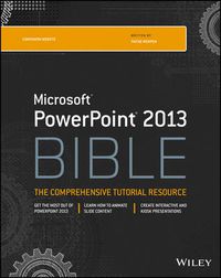 Cover image for PowerPoint 2013 Bible