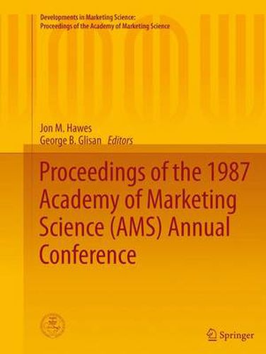 Cover image for Proceedings of the 1987 Academy of Marketing Science (AMS) Annual Conference