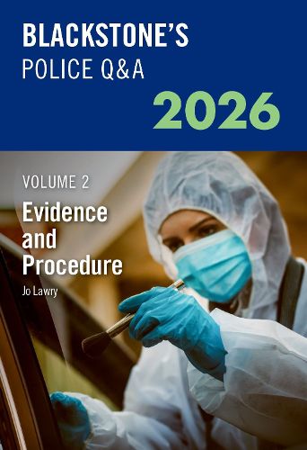 Cover image for Blackstone's Police Q&A's Volume 2: Evidence and Procedure 2026