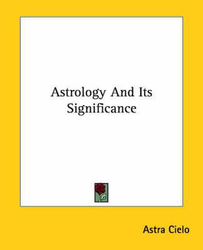 Cover image for Astrology and Its Significance