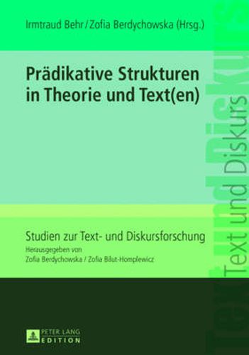 Cover image for Praedikative Strukturen in Theorie Und Text(en)