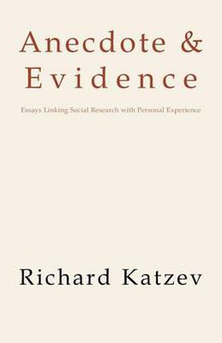 Cover image for Anecdote & Evidence